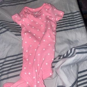 Carter’s Pink Polka Dot Onesie